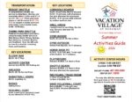 SUMMER ACTIVITIES GUIDE SUMMER ACTIVITIES GUIDE